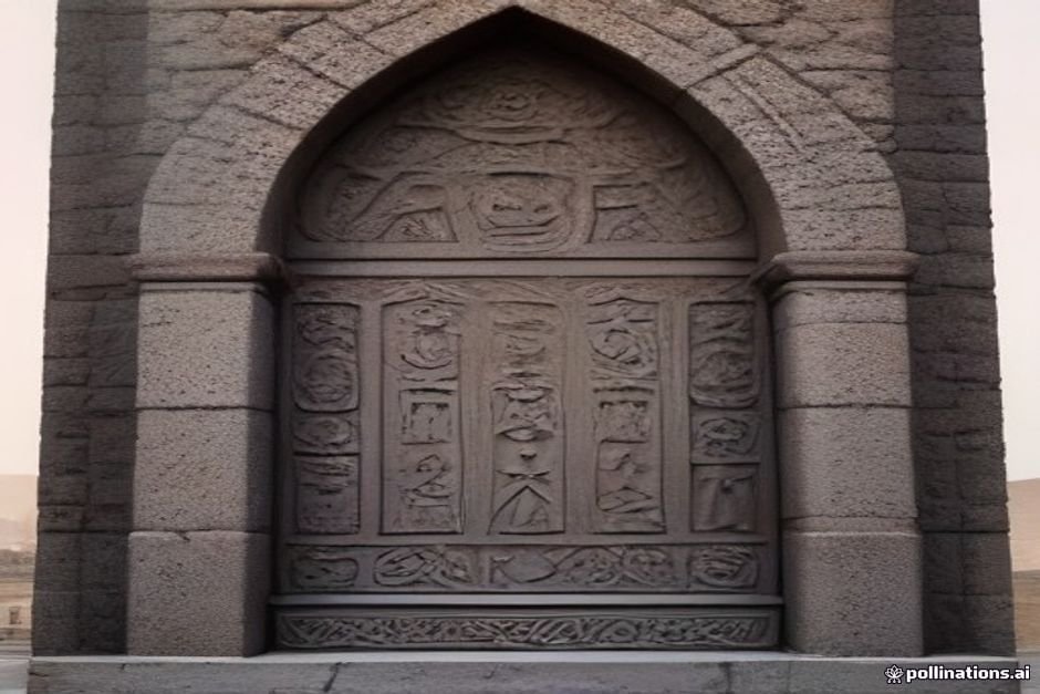 Ancient Armenian architectural carved names and heritage symbols