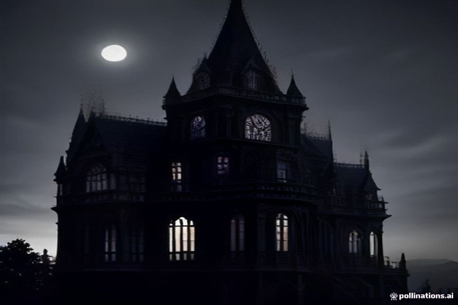 Gothic architecture embodying mysterious evil character naming