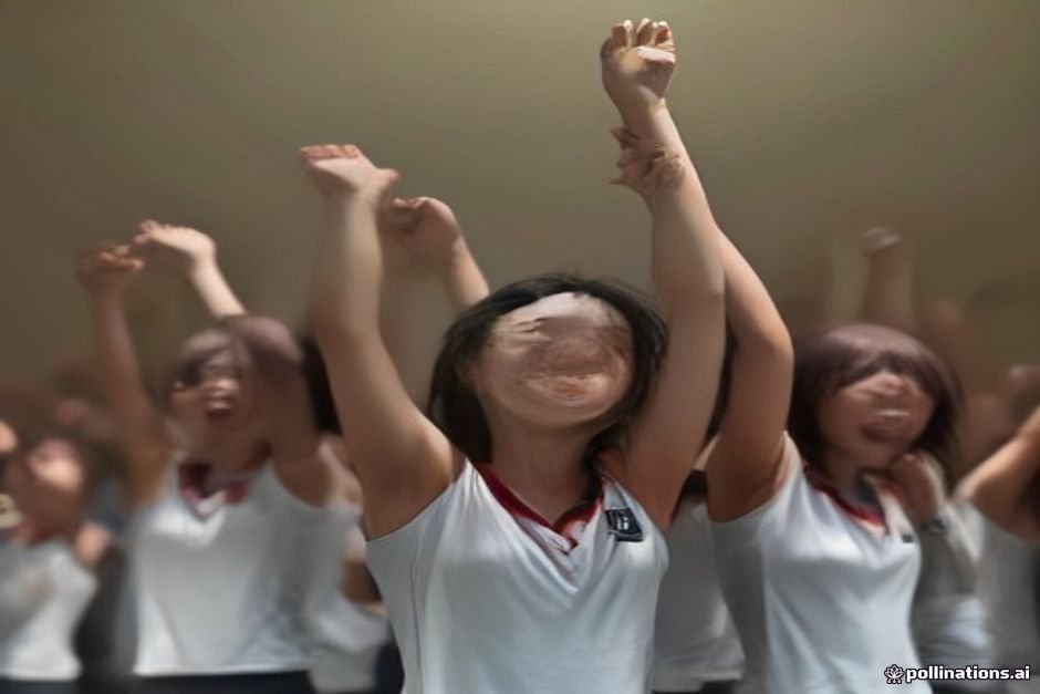 Team bowlers cheering and celebrating match victory
