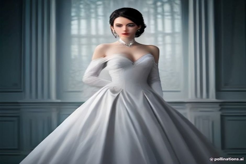 Sophisticated female villain wearing elegant formal attire