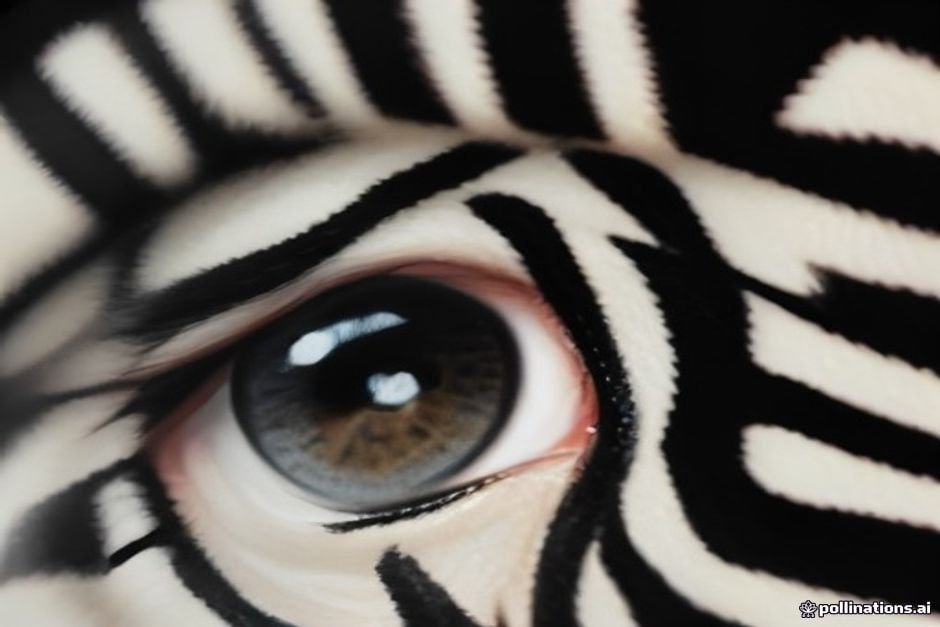 Detailed macro shot showing unique individual stripe pattern